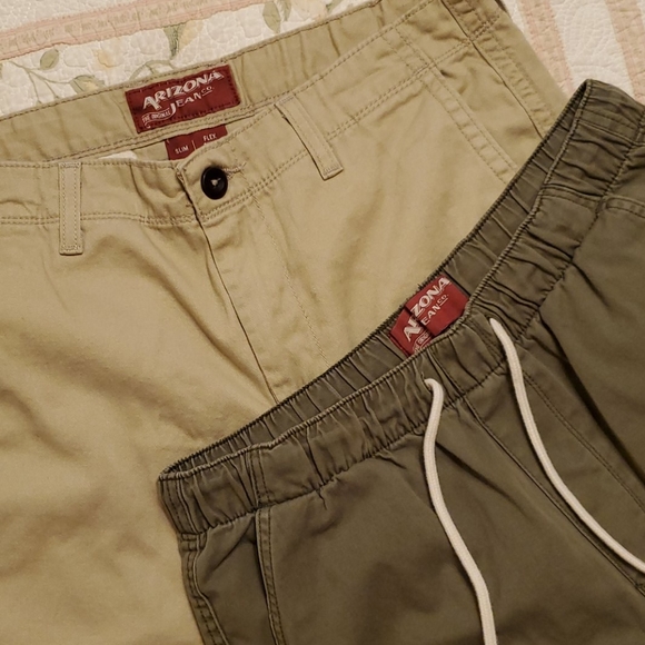arizona flex chino jogger pants